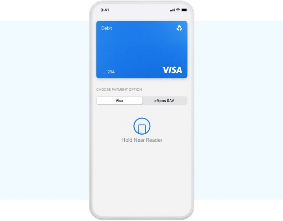Visa debit on app