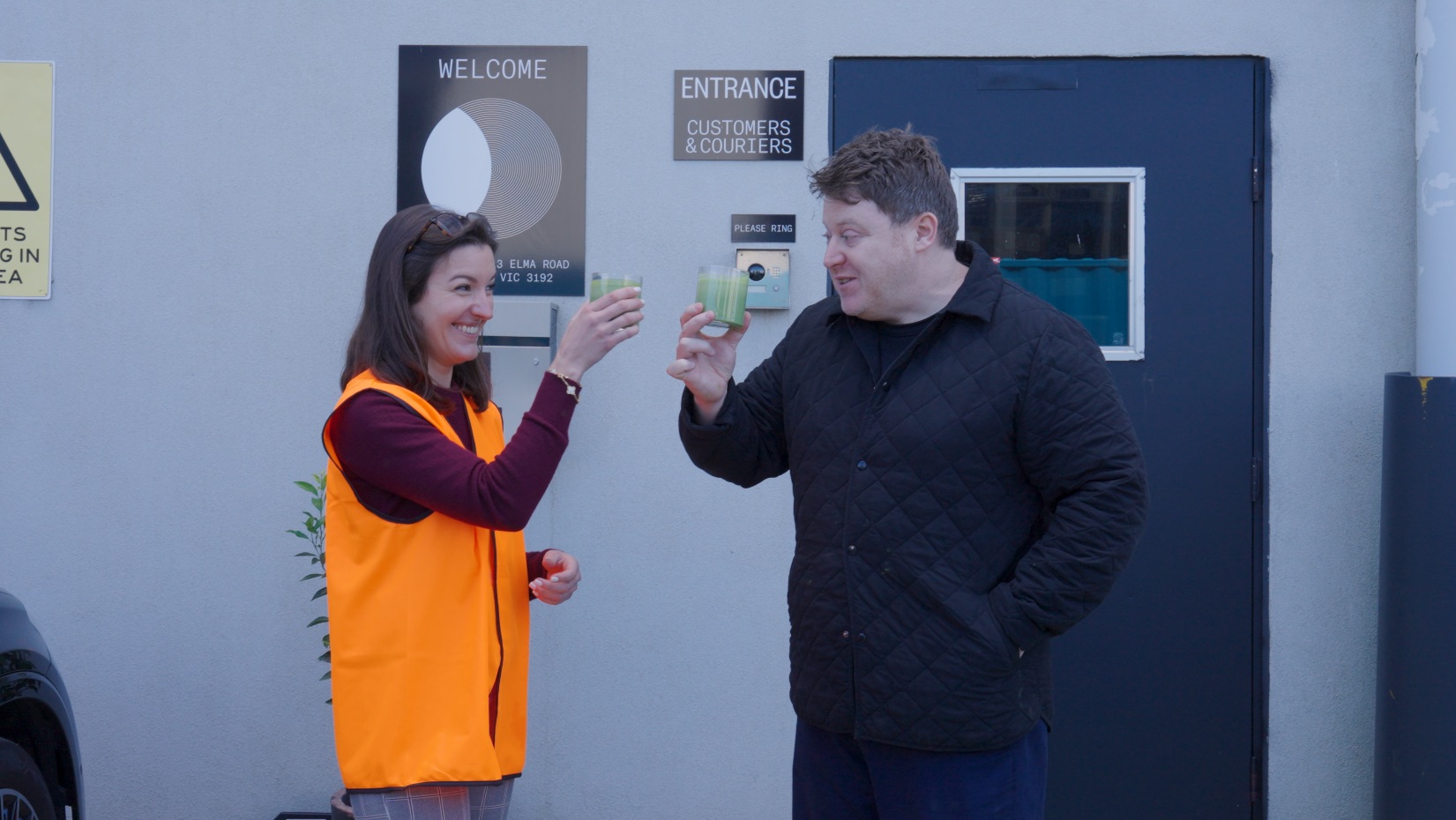 Alix Bethbeze and Ben Kelly from Somage