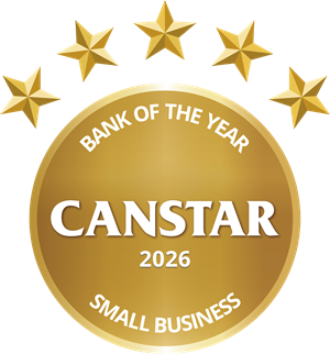 Canstar 2026 Bank of the Year, Small Business Award logo