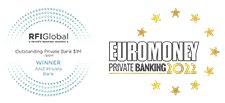 RFI and Euromoney awards logos