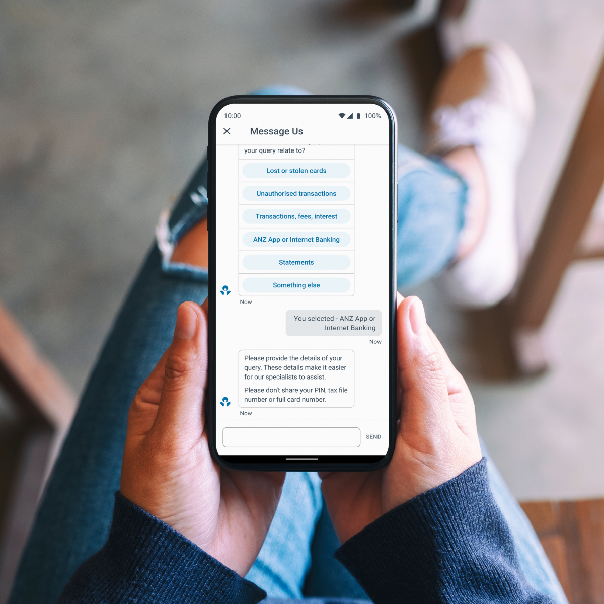 【anz】ご連絡用 Message Us | ANZ